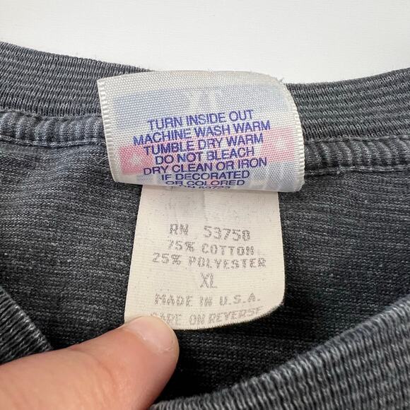 Dallas Cowboys Vintage men’s T-shirt Pinstripe Trench Ultra USA Made Size XL '94 - Picture 4 of 8